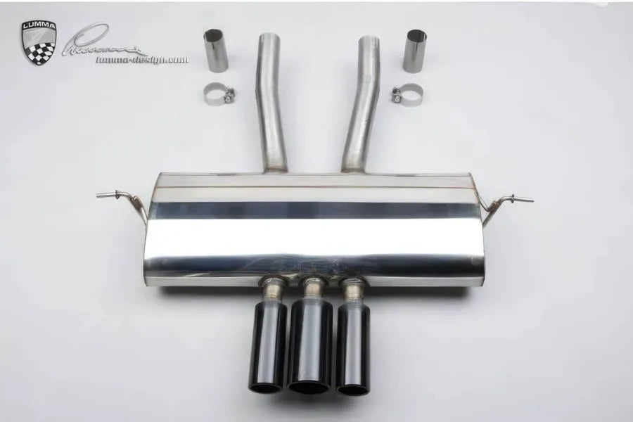Lumma Sports Exhaust, 3 Tailpipes, for Diesel and S Models