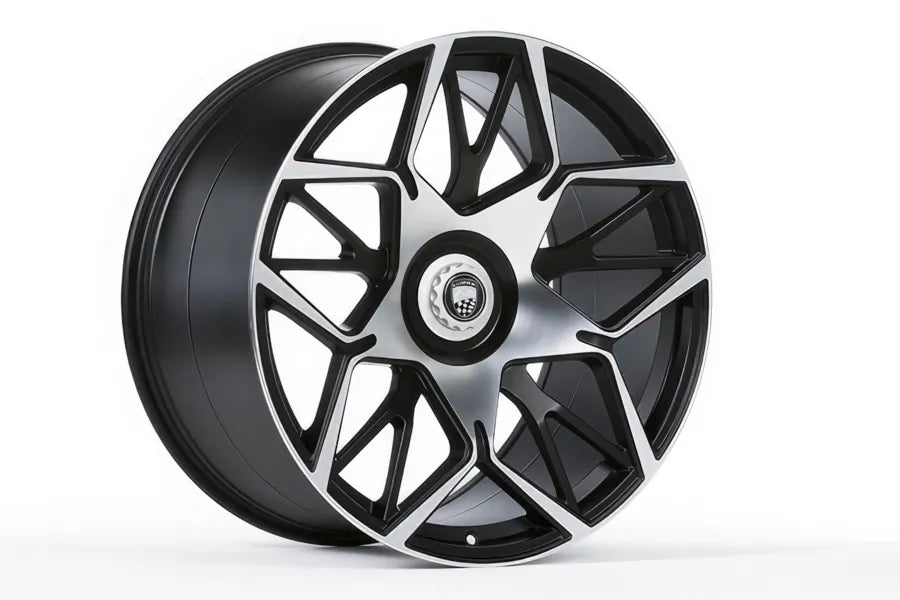CLR LN1 wheel & tyre set, black polished, various widths
