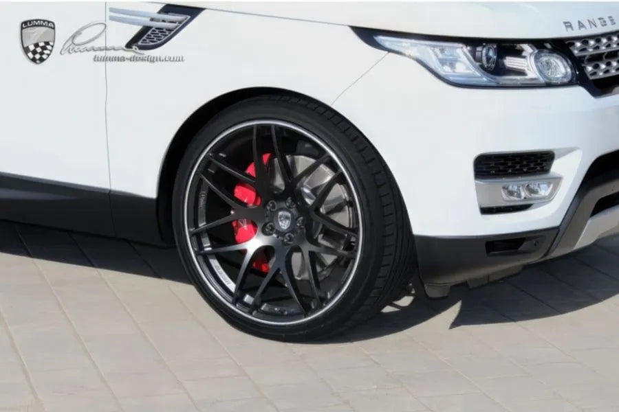 CLR23 GT wheel set, black with polished edge