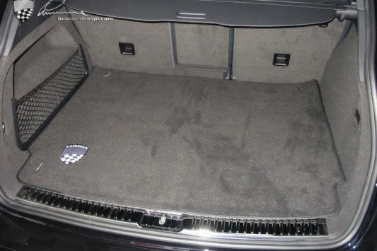 Lumma Boot Mat, Black, With Leather Border