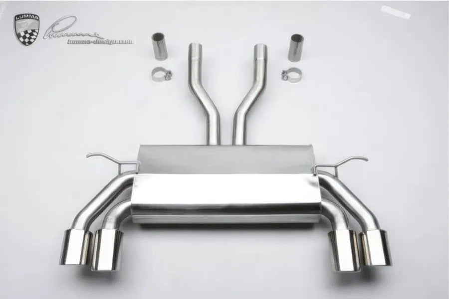 Lumma Sports Exhaust, 4 Tailpipes, for Turbo & GTs