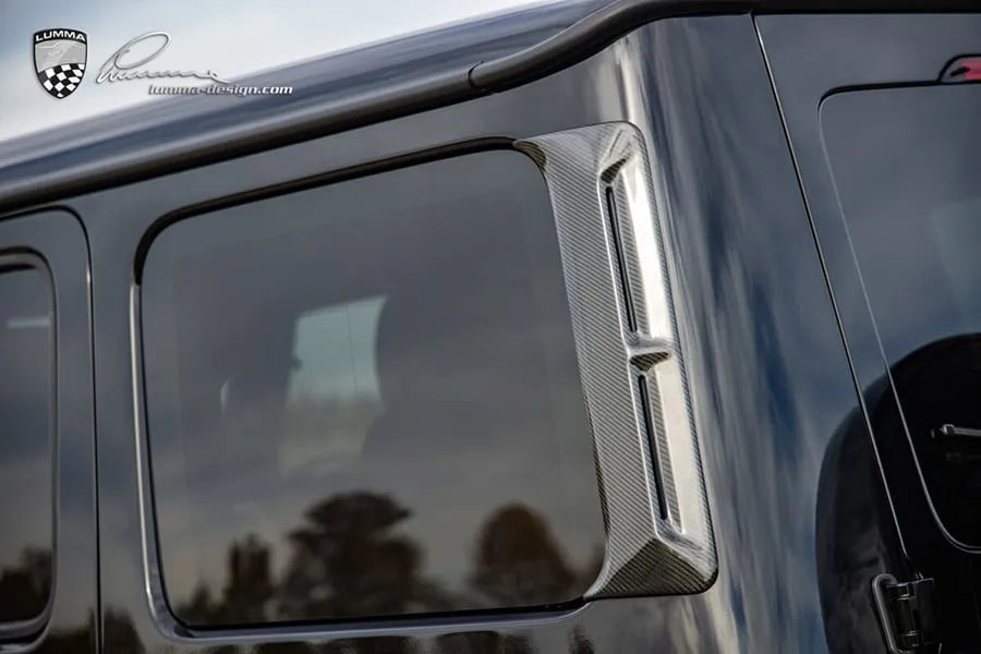 Surcharge for Side Window Covers In Visible Carbon Fibre