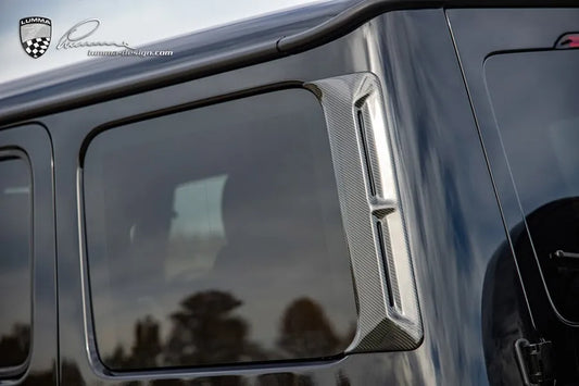 Surcharge for Side Window Covers In Visible Carbon Fibre