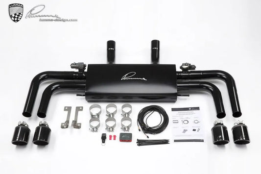Lumma sport exhaust with valve control, petrol models