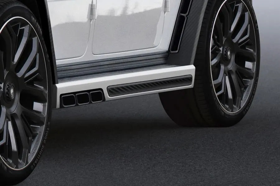 Lumma Upgrade for Side Skirt Covers In Visible Carbon Fibre