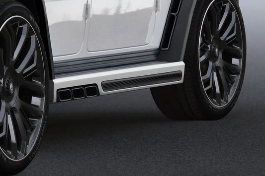 Lumma Upgrade for Side Skirt Covers In Visible Carbon Fibre